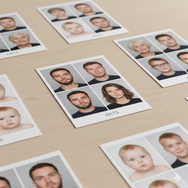 Photographe identité proposant des planches de photos d’identité conformes aux normes ANTS