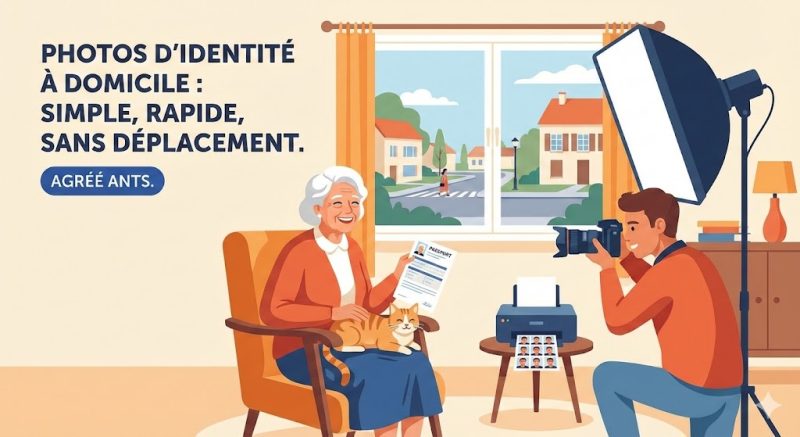 Photographe identité réalisant des photos d’identité conformes aux normes ANTS